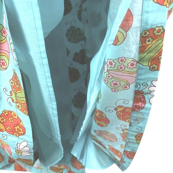 ModCloth x Marisol Muro Wm’s Sz XXL Blue Ladybug Aligned Destiny Fit Flare Dress - Picture 6 of 8